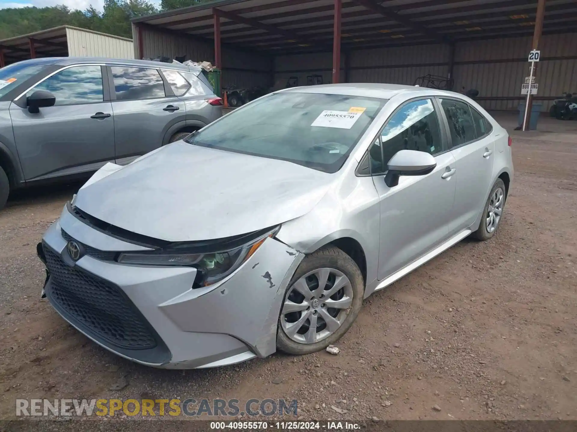 2 Photograph of a damaged car 5YFEPMAE4MP180002 TOYOTA COROLLA 2021