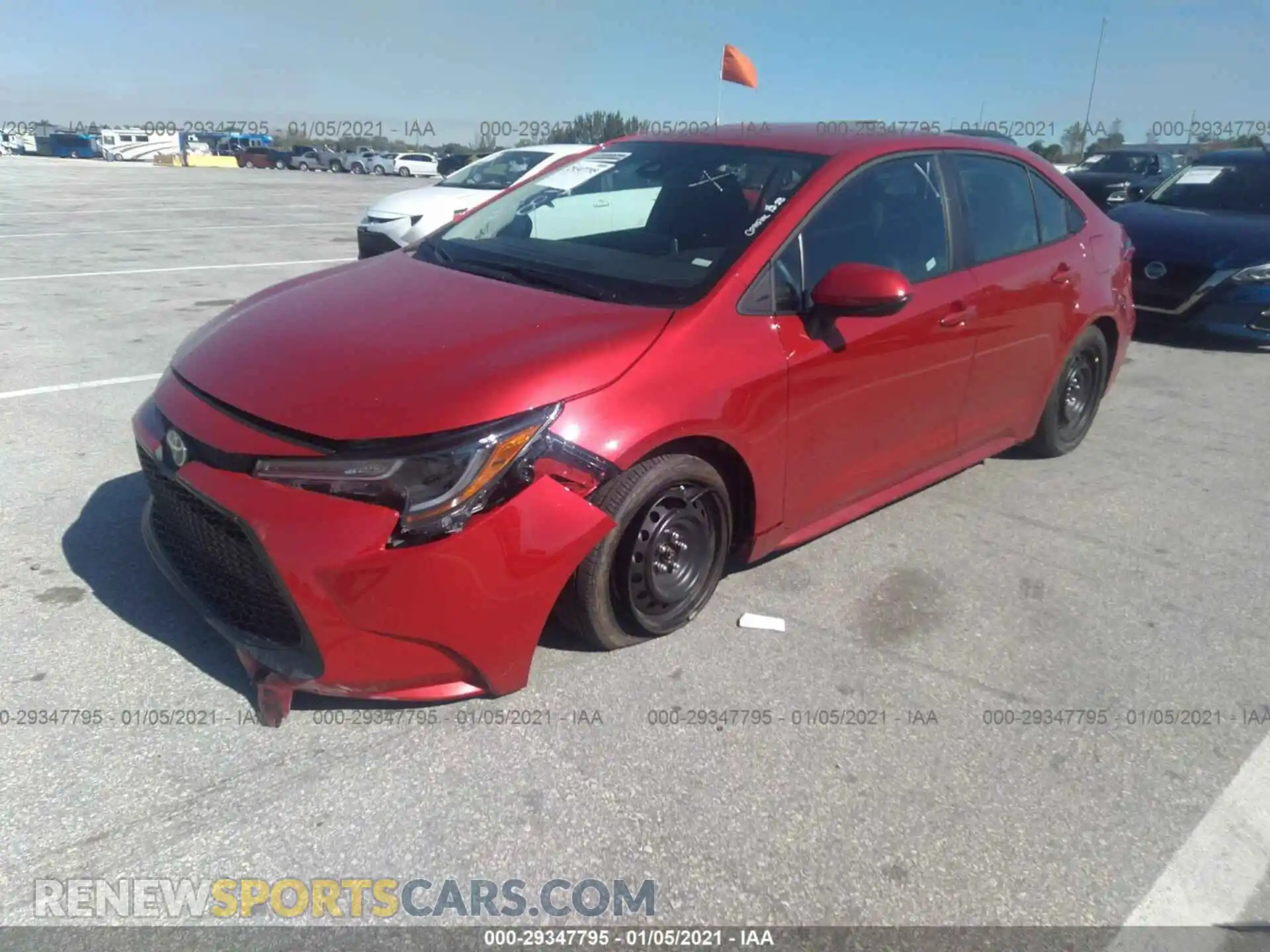 2 Photograph of a damaged car 5YFEPMAE4MP180100 TOYOTA COROLLA 2021
