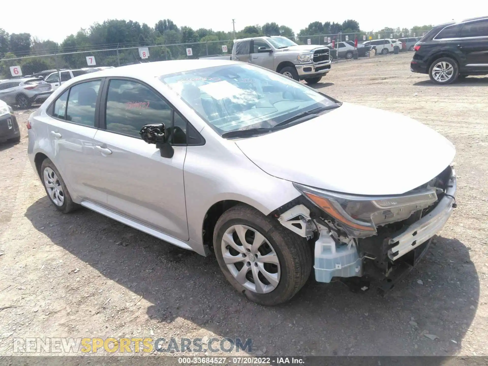 1 Photograph of a damaged car 5YFEPMAE4MP182008 TOYOTA COROLLA 2021