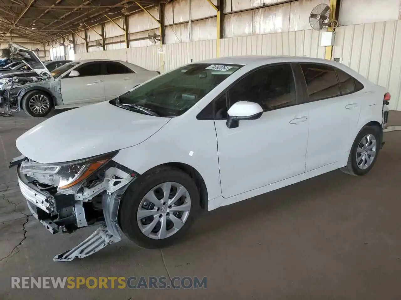 1 Photograph of a damaged car 5YFEPMAE4MP182655 TOYOTA COROLLA 2021