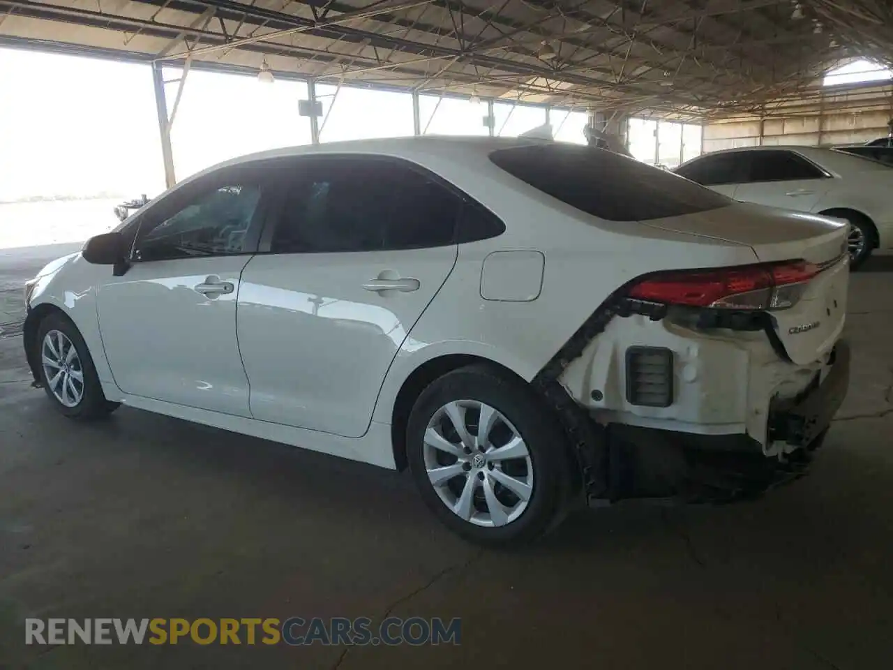 2 Photograph of a damaged car 5YFEPMAE4MP182655 TOYOTA COROLLA 2021