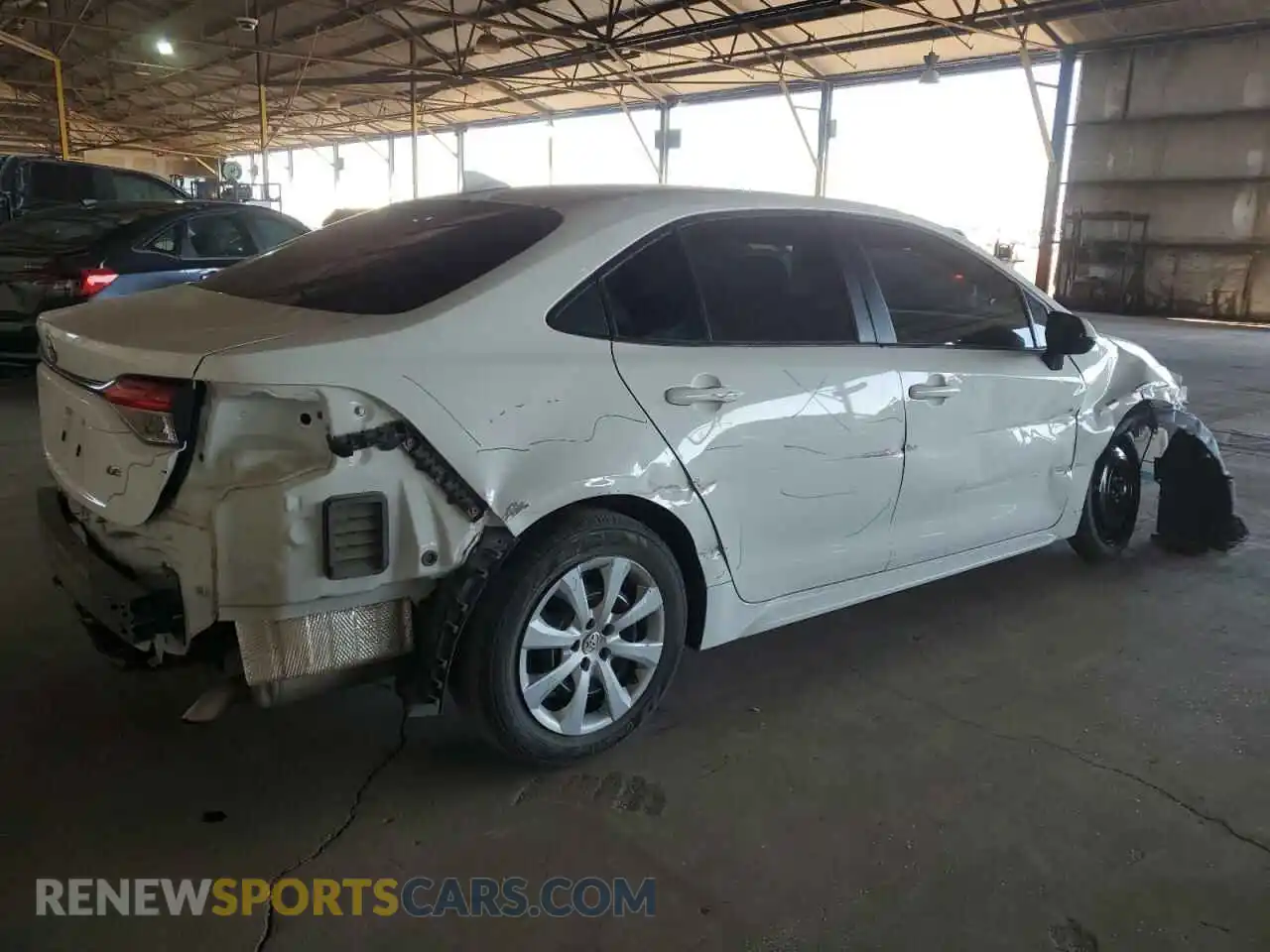 3 Photograph of a damaged car 5YFEPMAE4MP182655 TOYOTA COROLLA 2021