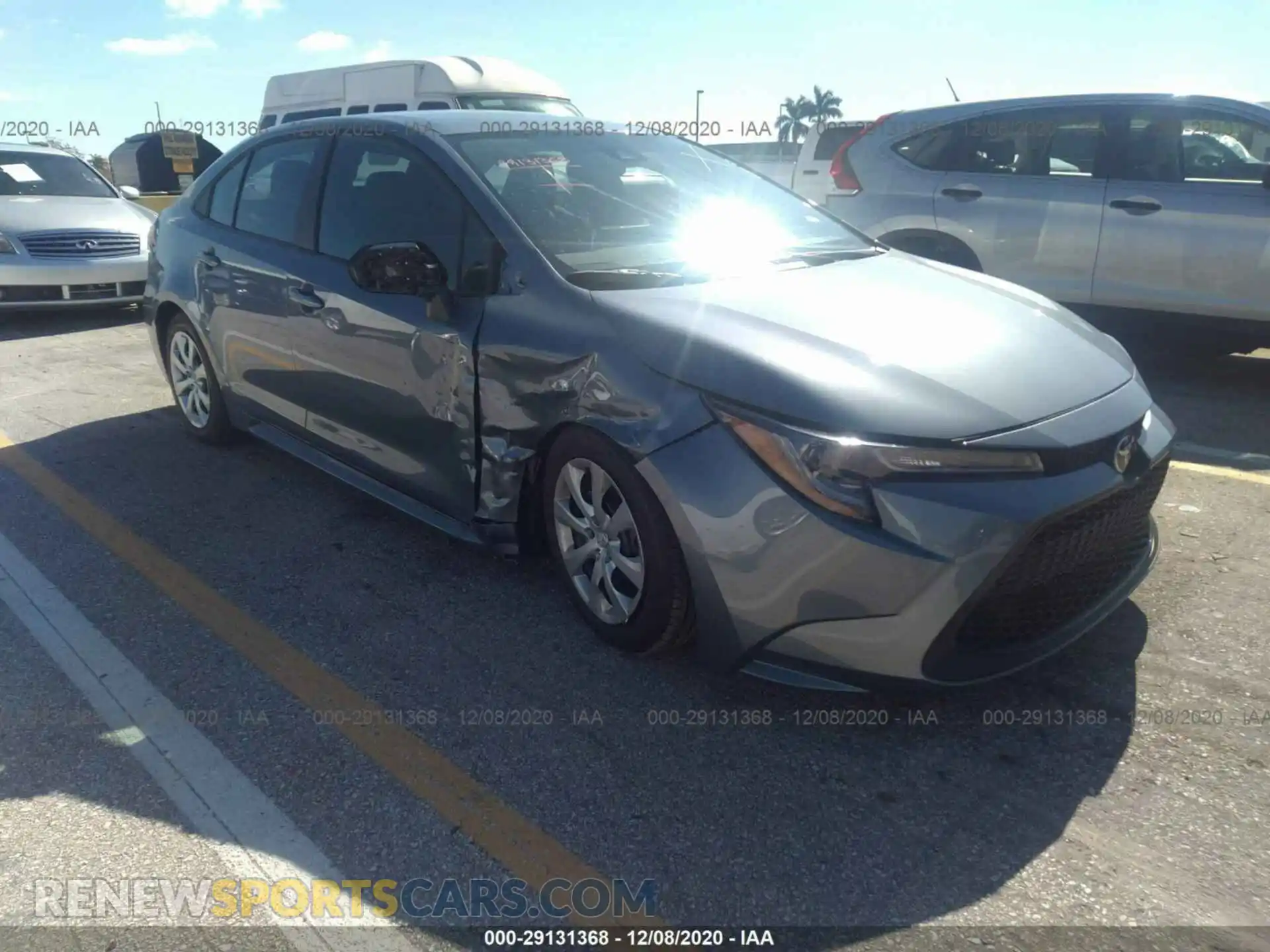 1 Photograph of a damaged car 5YFEPMAE4MP182932 TOYOTA COROLLA 2021