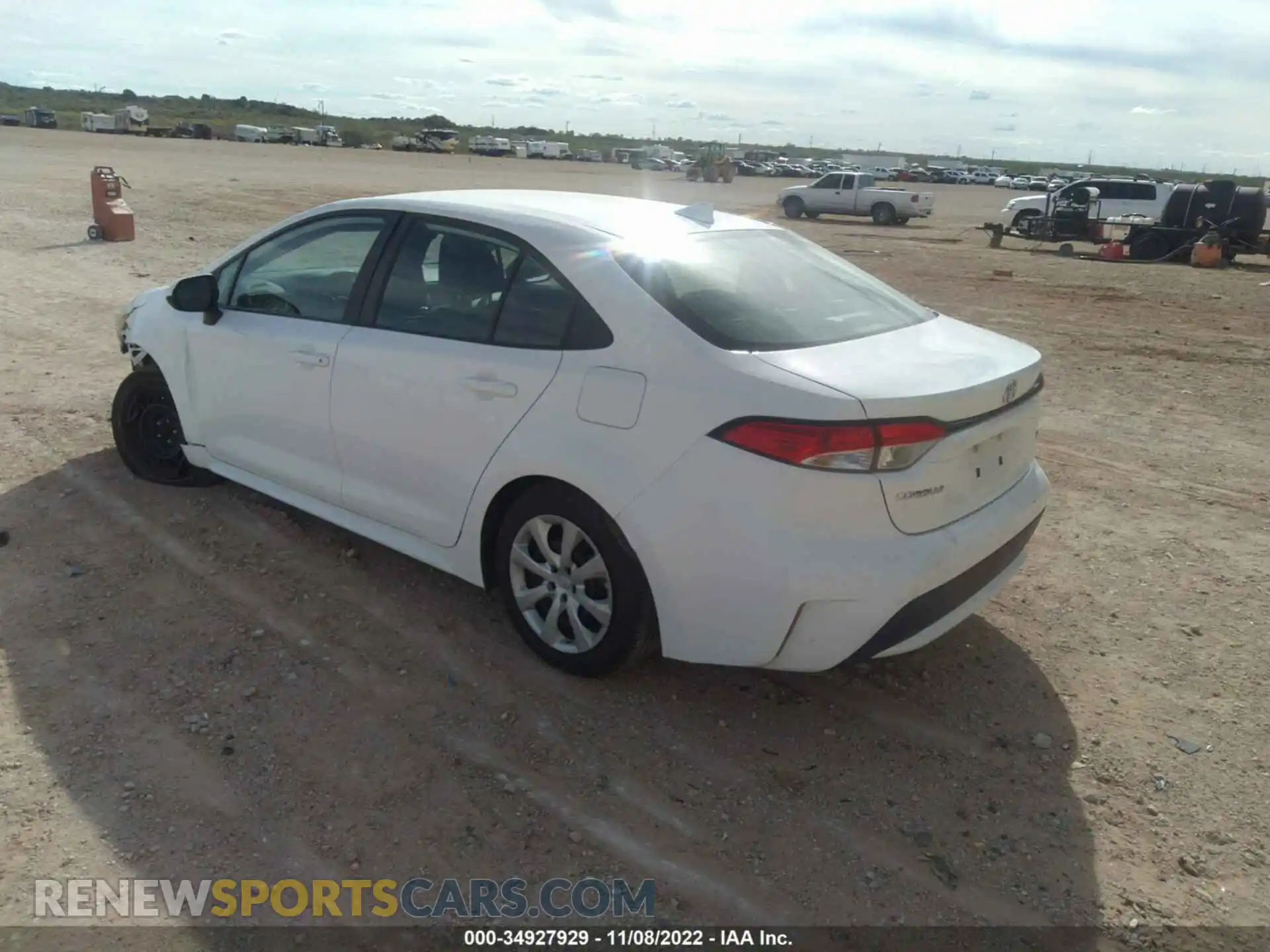 3 Photograph of a damaged car 5YFEPMAE4MP183014 TOYOTA COROLLA 2021