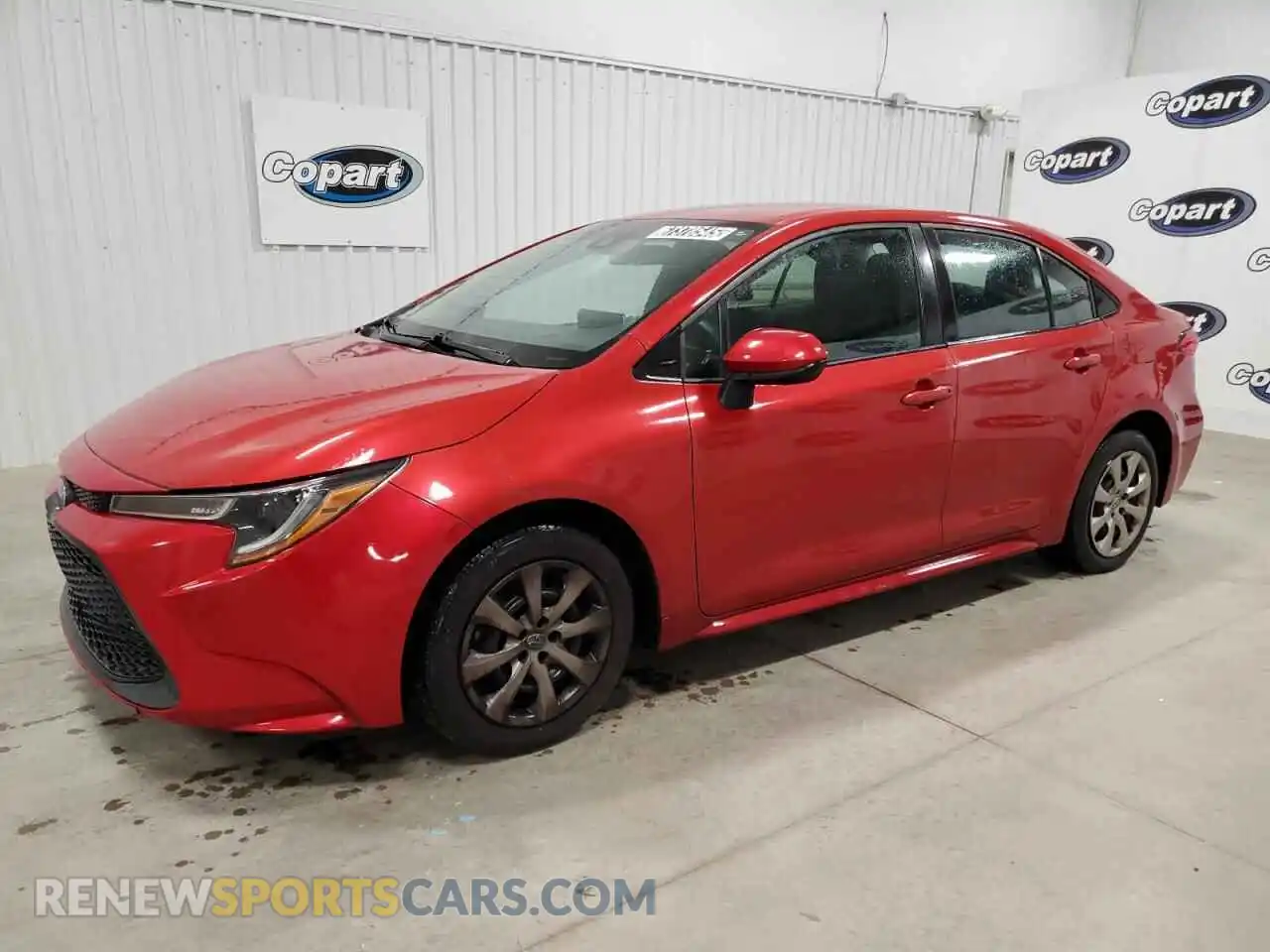 1 Photograph of a damaged car 5YFEPMAE4MP184387 TOYOTA COROLLA 2021