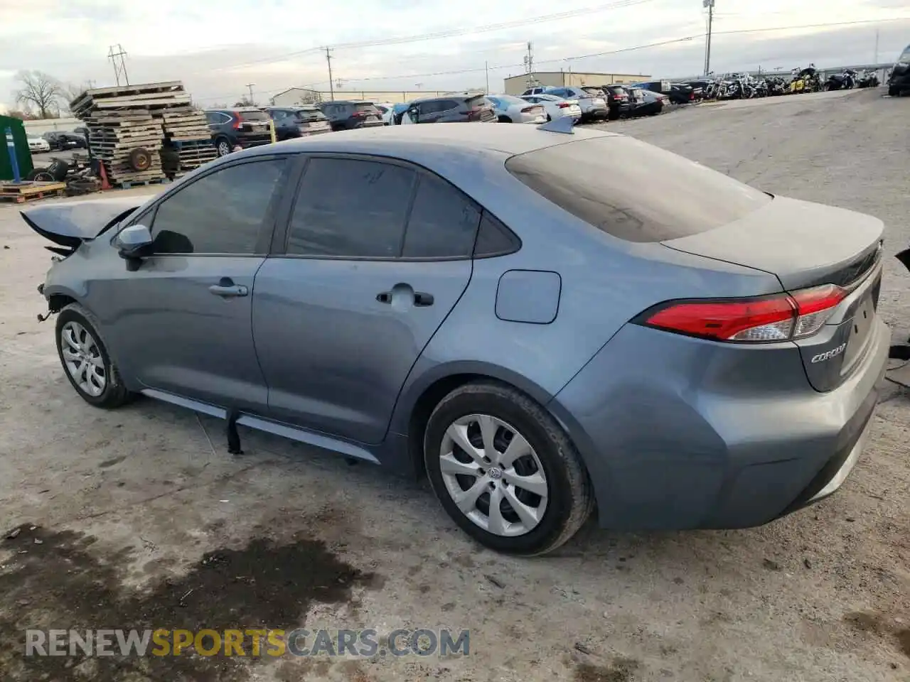 2 Photograph of a damaged car 5YFEPMAE4MP185393 TOYOTA COROLLA 2021