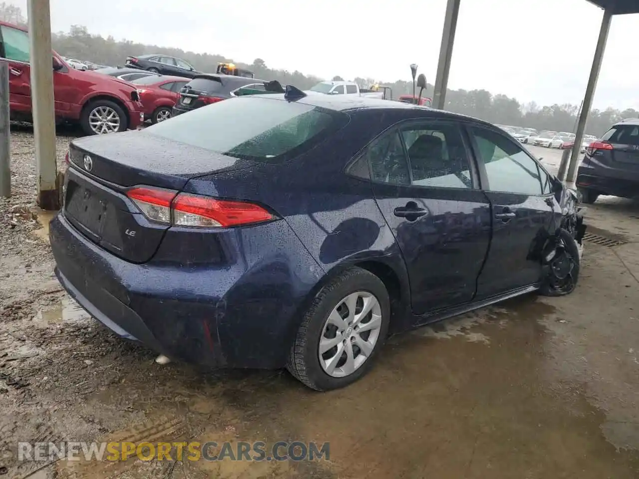 3 Photograph of a damaged car 5YFEPMAE4MP185703 TOYOTA COROLLA 2021