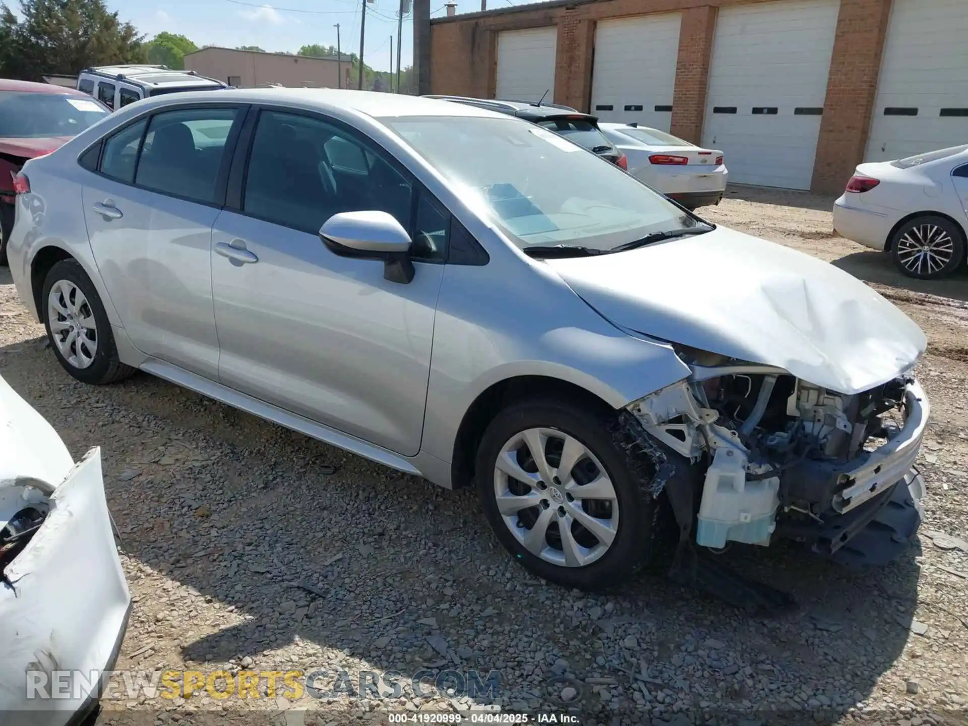1 Photograph of a damaged car 5YFEPMAE4MP187189 TOYOTA COROLLA 2021