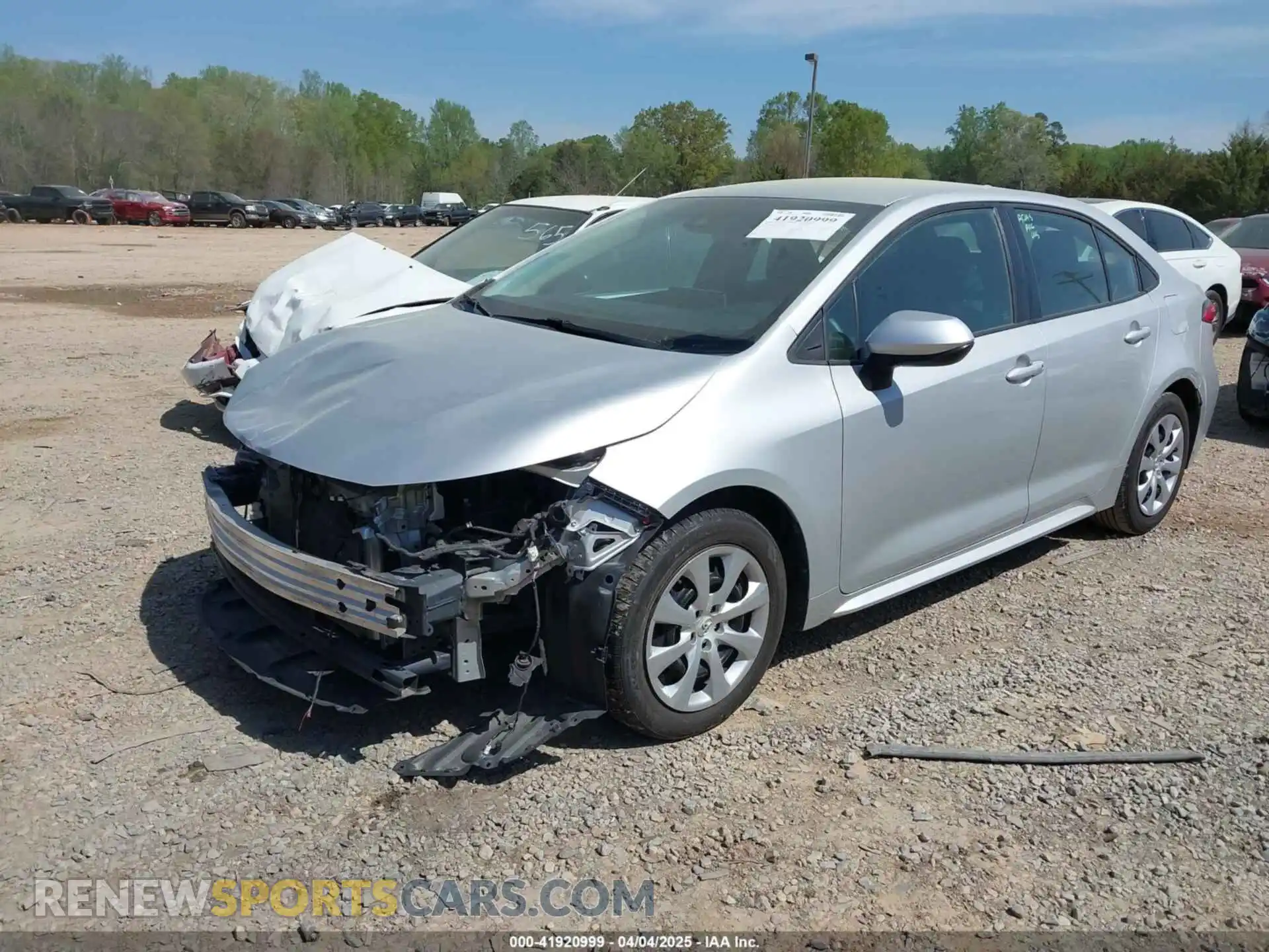 2 Photograph of a damaged car 5YFEPMAE4MP187189 TOYOTA COROLLA 2021