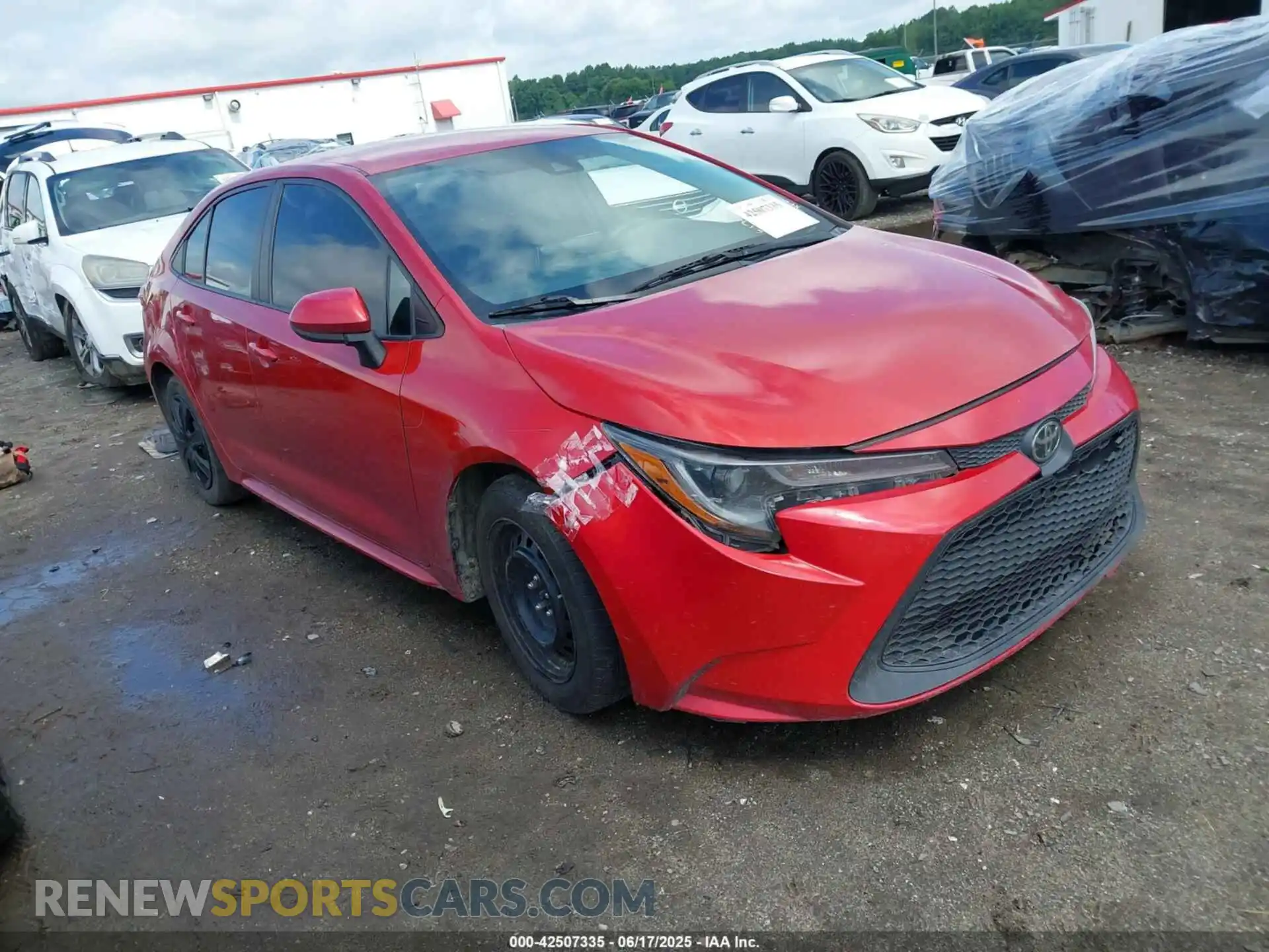 1 fotografías del automóvil dañado 5YFEPMAE4MP189296 TOYOTA COROLLA 2021