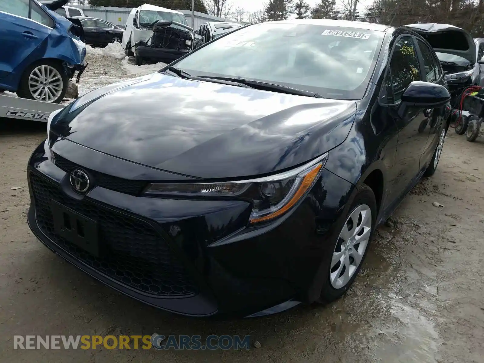 2 Photograph of a damaged car 5YFEPMAE4MP189475 TOYOTA COROLLA 2021