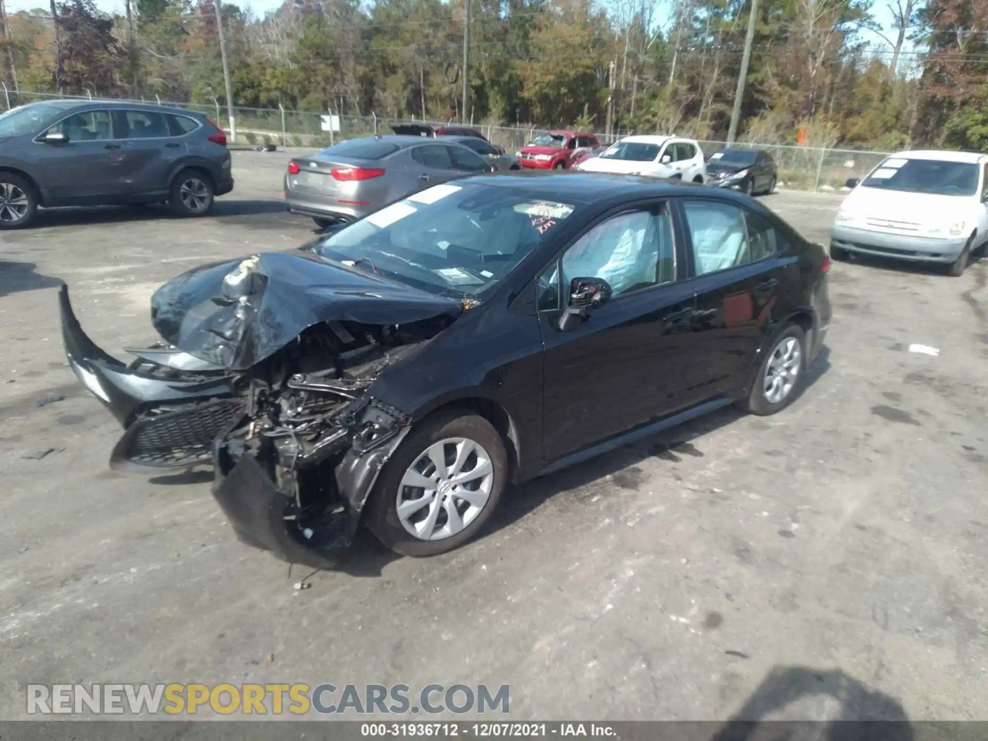 2 Photograph of a damaged car 5YFEPMAE4MP190352 TOYOTA COROLLA 2021