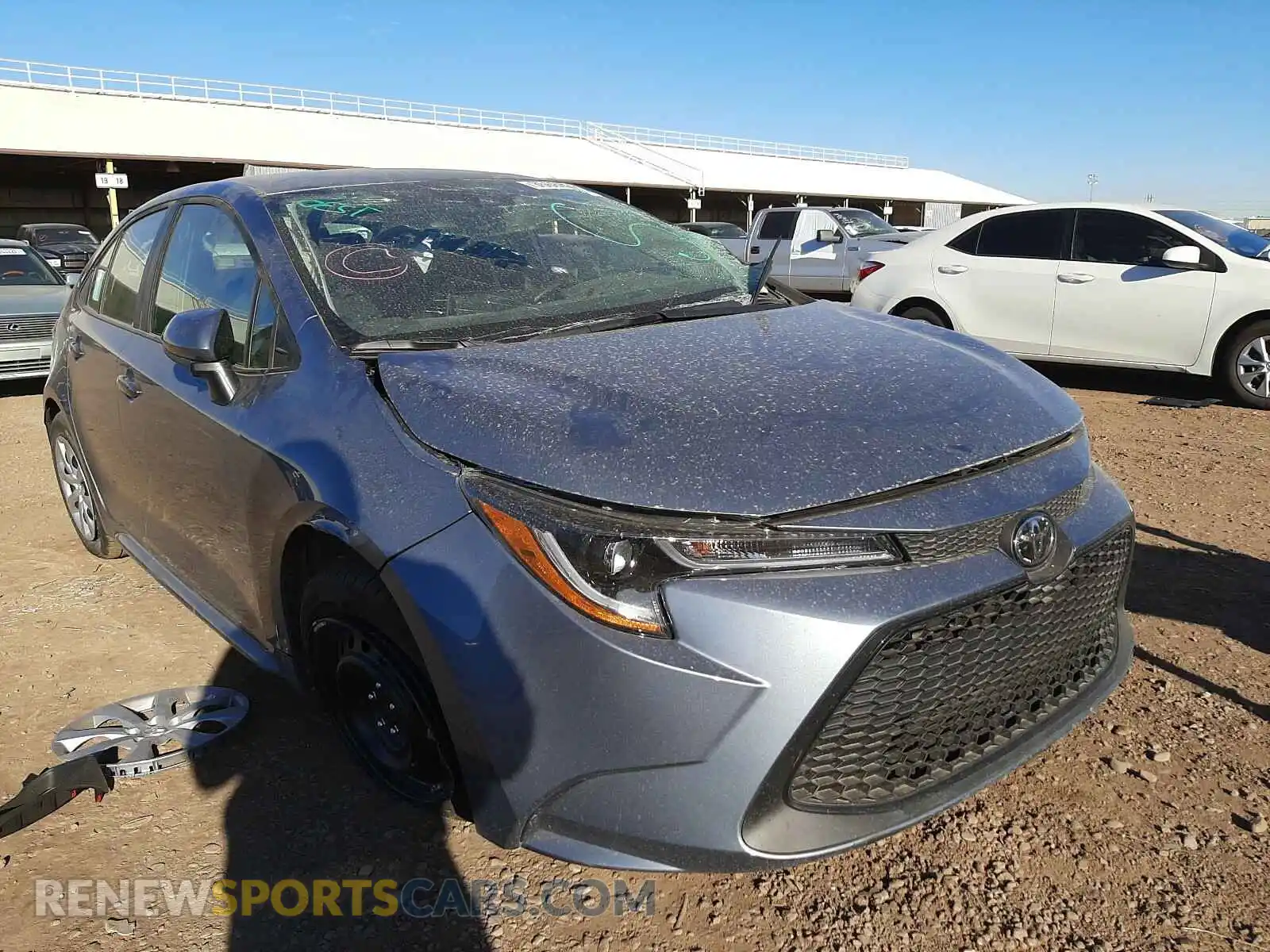 1 Photograph of a damaged car 5YFEPMAE4MP191632 TOYOTA COROLLA 2021
