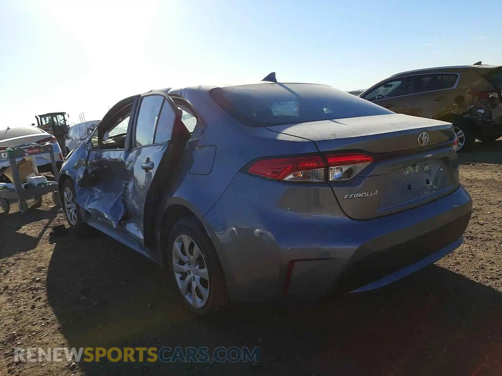 3 Photograph of a damaged car 5YFEPMAE4MP191632 TOYOTA COROLLA 2021