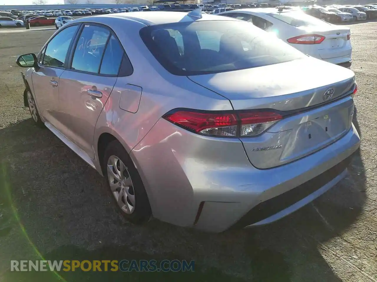 3 Photograph of a damaged car 5YFEPMAE4MP191680 TOYOTA COROLLA 2021