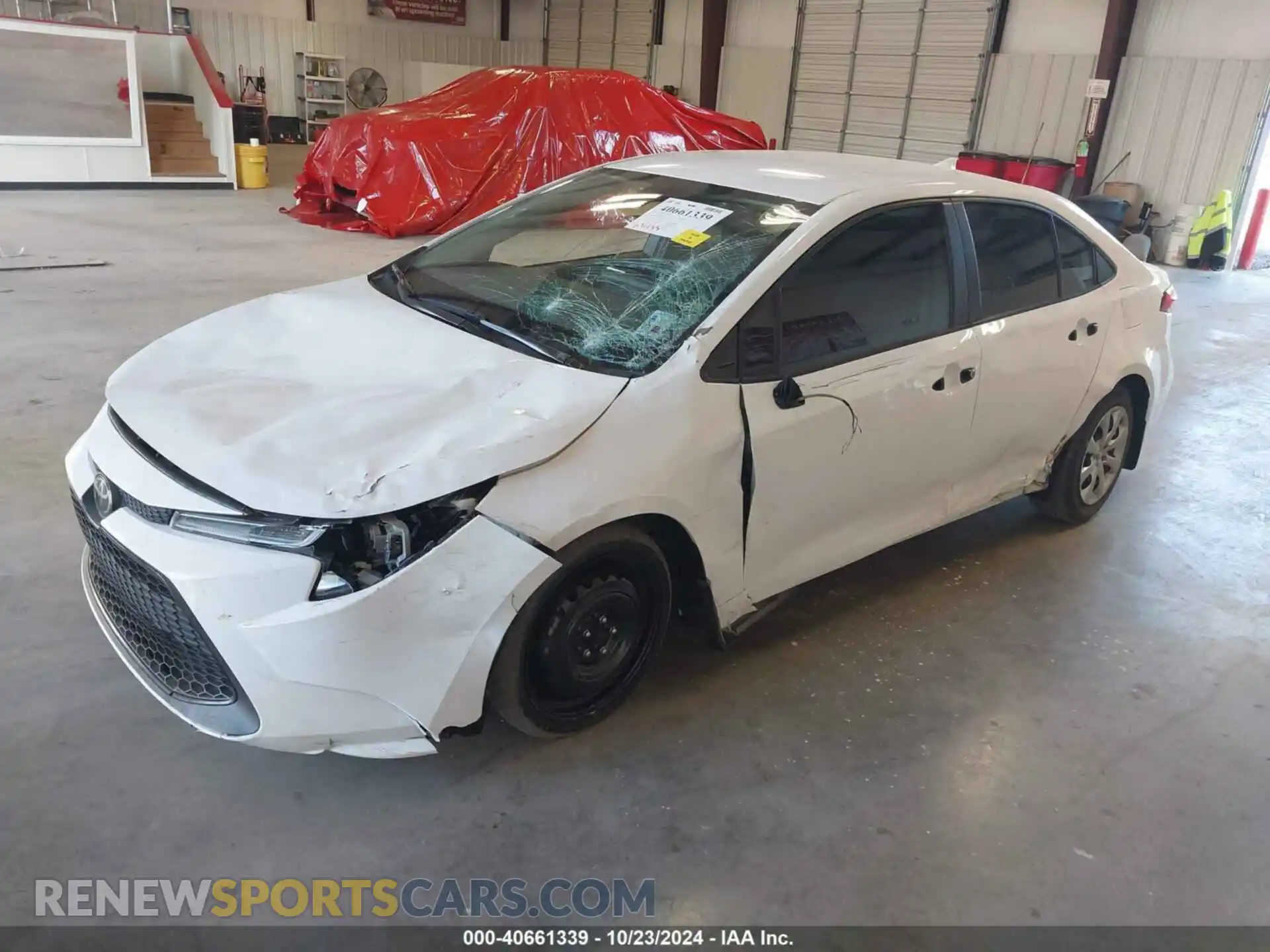 2 Photograph of a damaged car 5YFEPMAE4MP193932 TOYOTA COROLLA 2021
