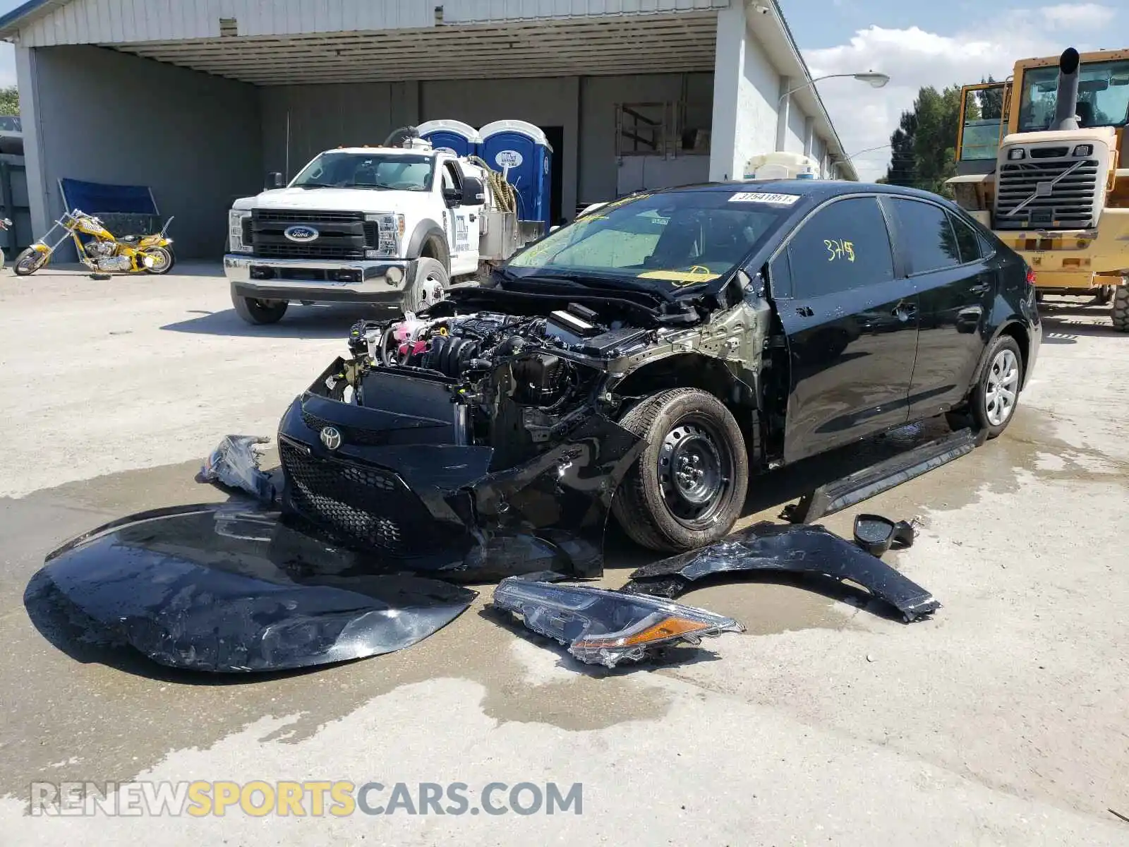 2 Photograph of a damaged car 5YFEPMAE4MP202550 TOYOTA COROLLA 2021