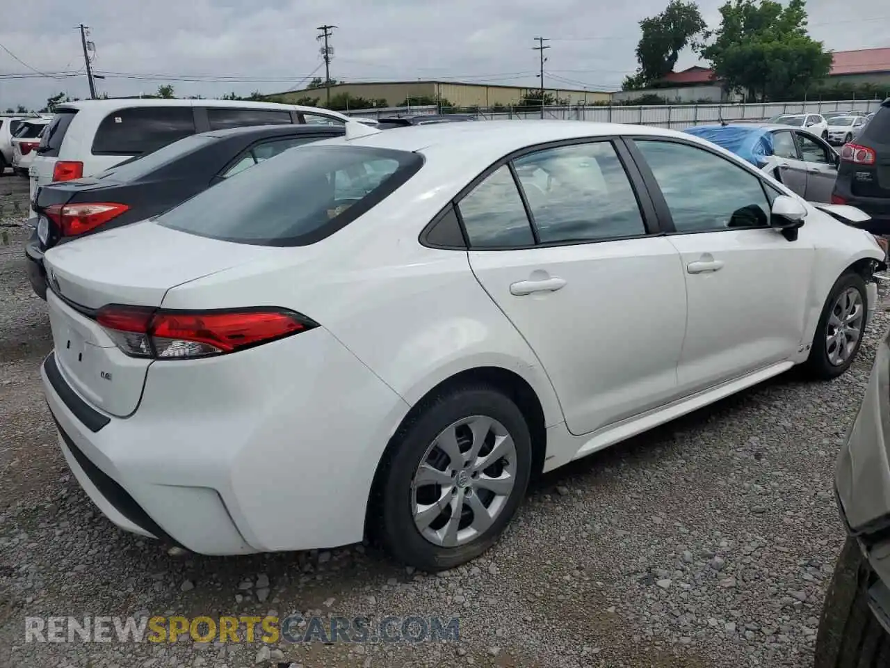 3 Photograph of a damaged car 5YFEPMAE4MP202712 TOYOTA COROLLA 2021