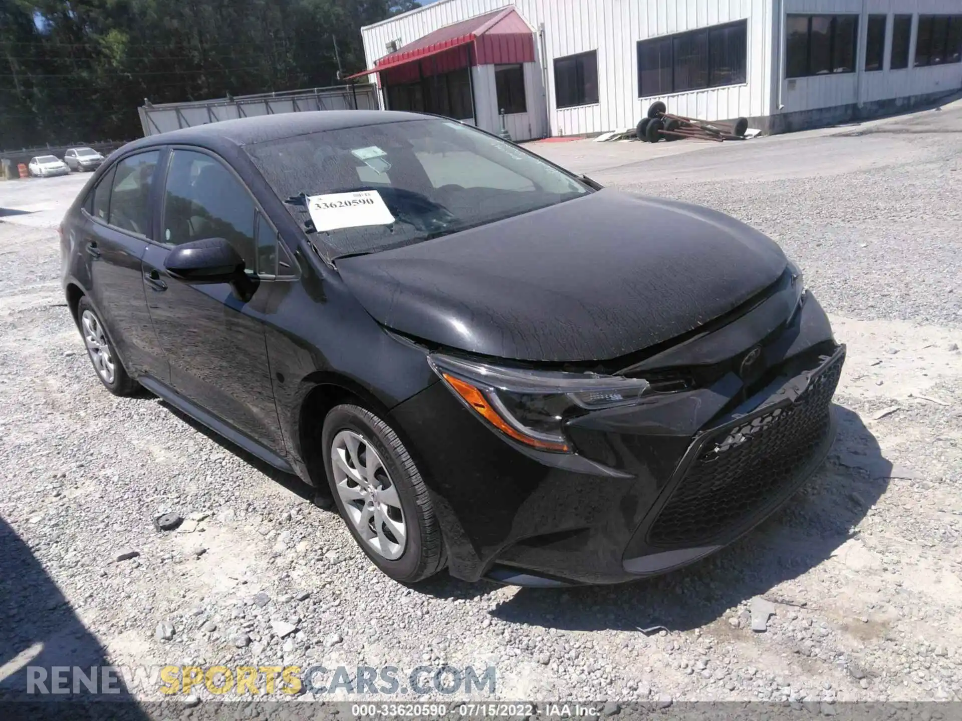 1 Photograph of a damaged car 5YFEPMAE4MP206324 TOYOTA COROLLA 2021