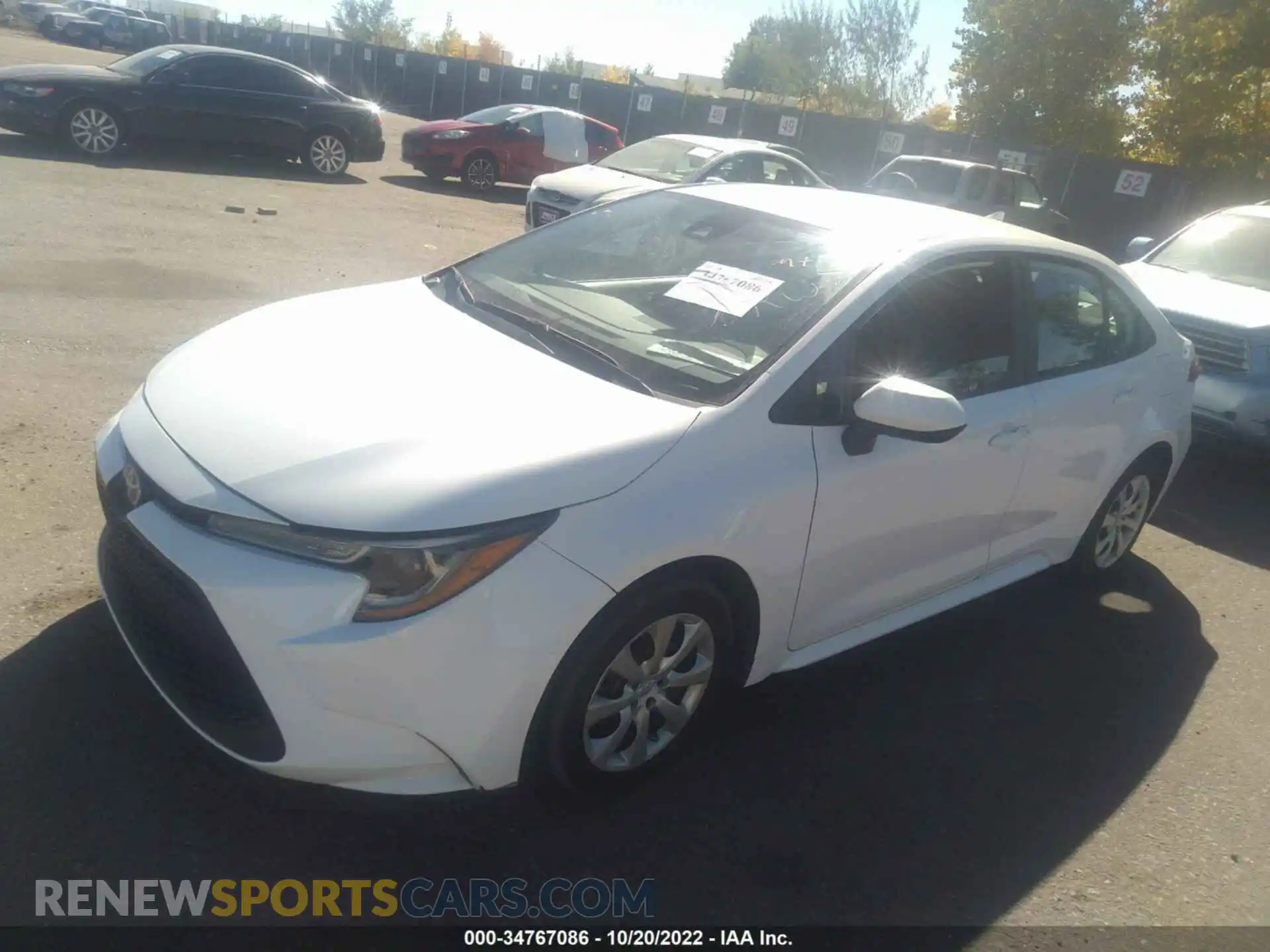2 Photograph of a damaged car 5YFEPMAE4MP206985 TOYOTA COROLLA 2021