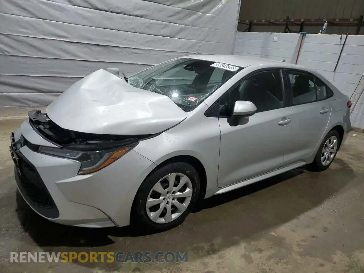 1 Photograph of a damaged car 5YFEPMAE4MP208770 TOYOTA COROLLA 2021
