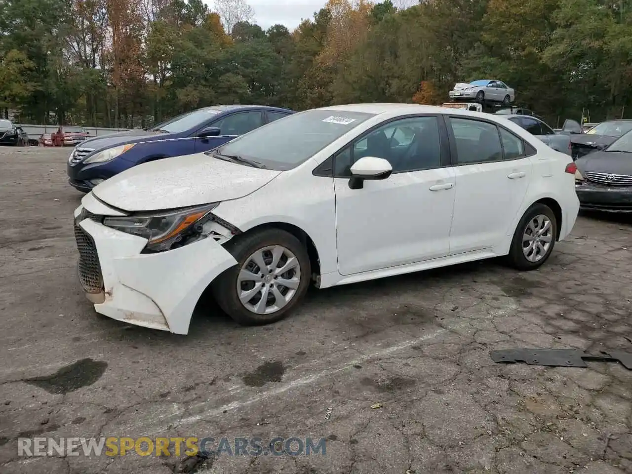 1 Photograph of a damaged car 5YFEPMAE4MP209160 TOYOTA COROLLA 2021