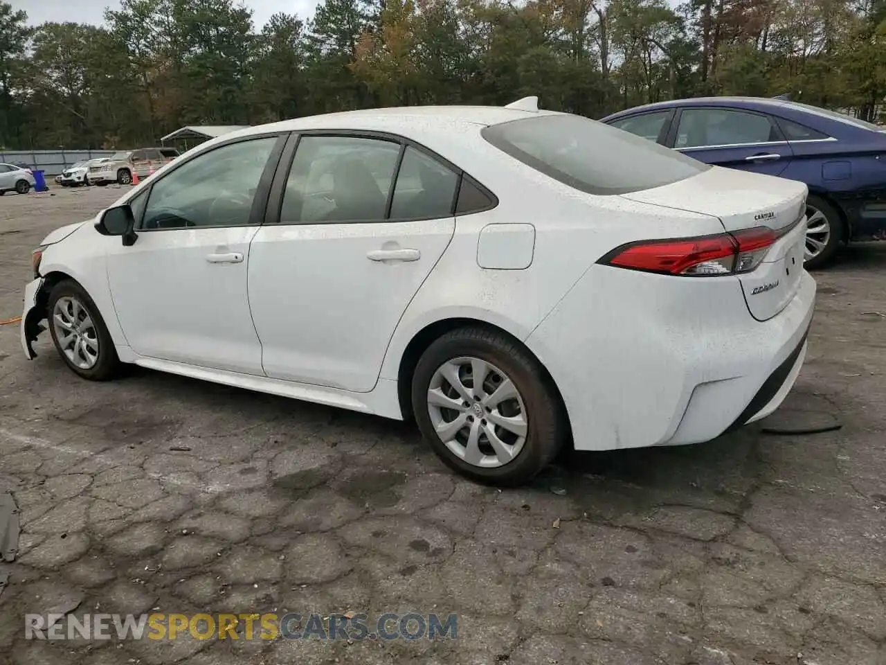 2 Photograph of a damaged car 5YFEPMAE4MP209160 TOYOTA COROLLA 2021