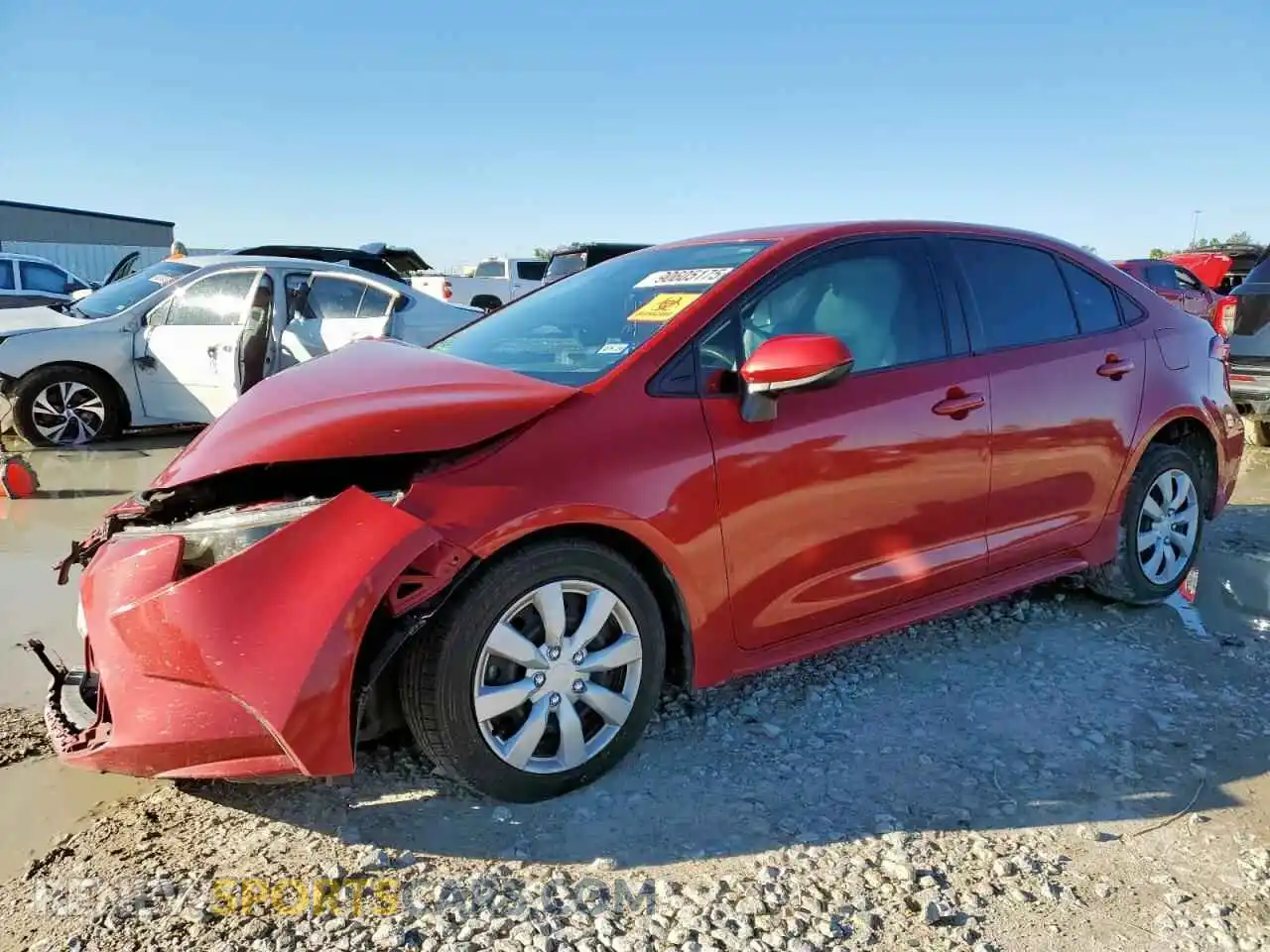 1 fotografías del automóvil dañado 5YFEPMAE4MP209272 TOYOTA COROLLA 2021