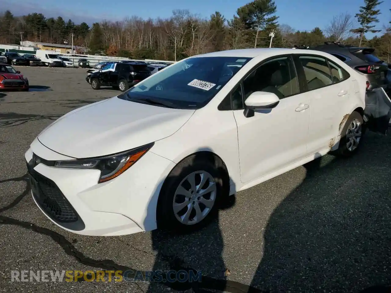 1 Photograph of a damaged car 5YFEPMAE4MP210339 TOYOTA COROLLA 2021