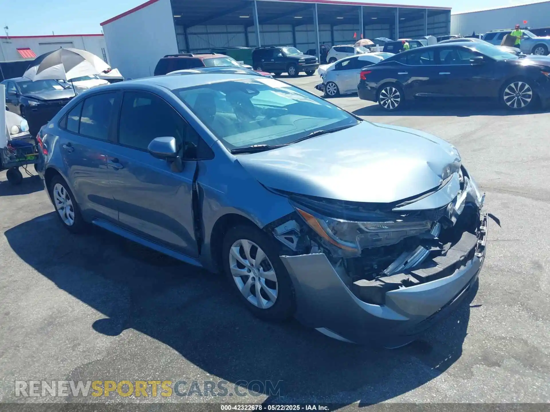 1 Photograph of a damaged car 5YFEPMAE4MP211197 TOYOTA COROLLA 2021
