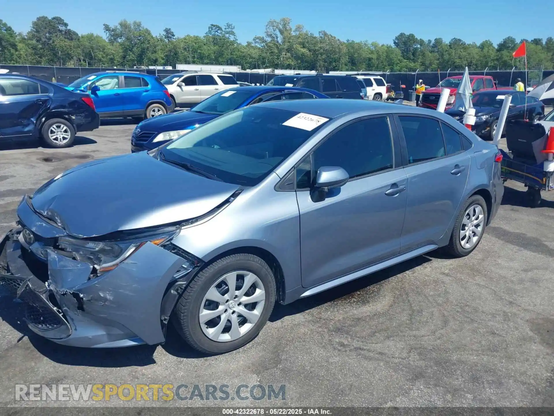 2 Photograph of a damaged car 5YFEPMAE4MP211197 TOYOTA COROLLA 2021
