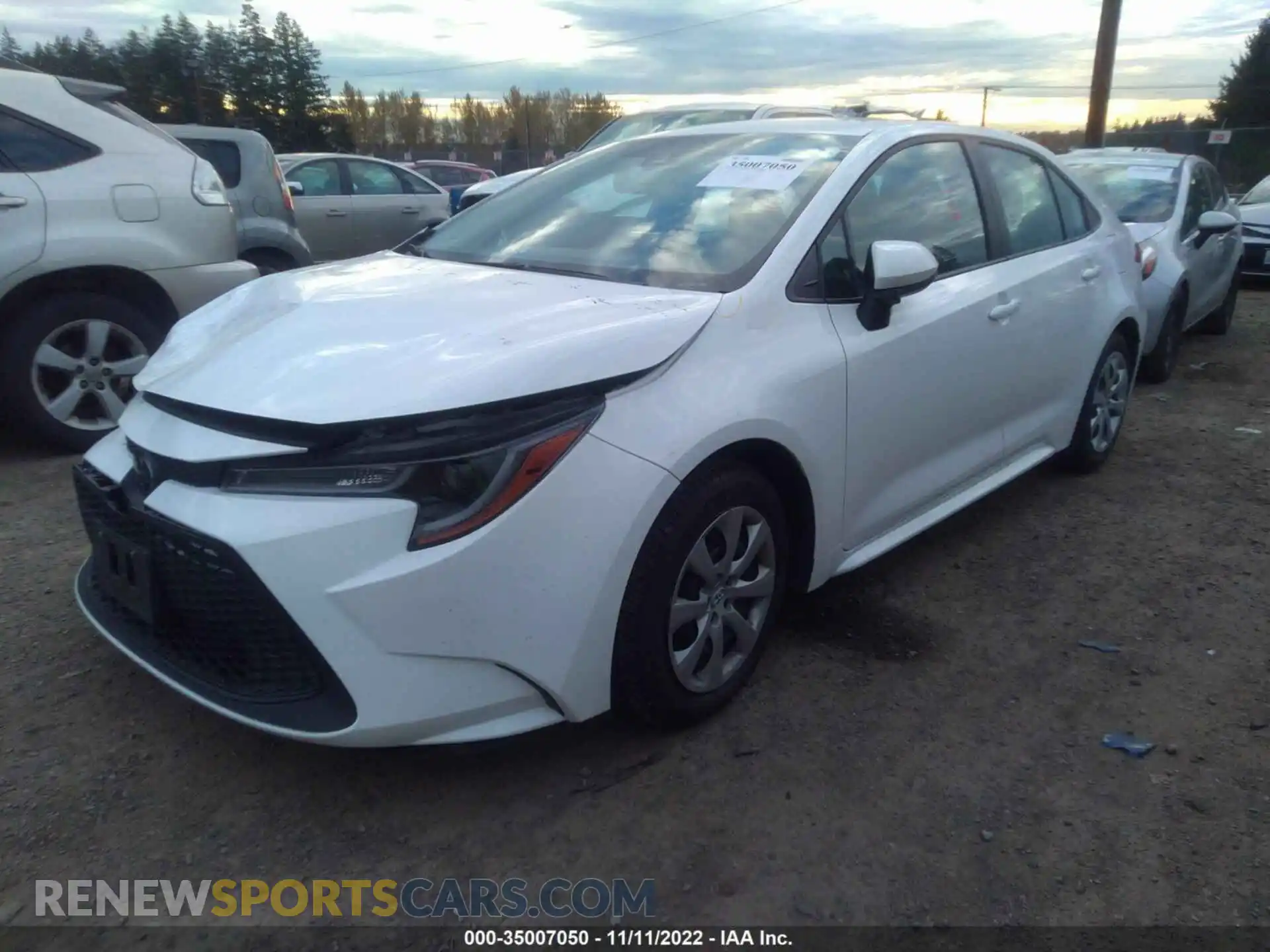 2 Photograph of a damaged car 5YFEPMAE4MP211572 TOYOTA COROLLA 2021