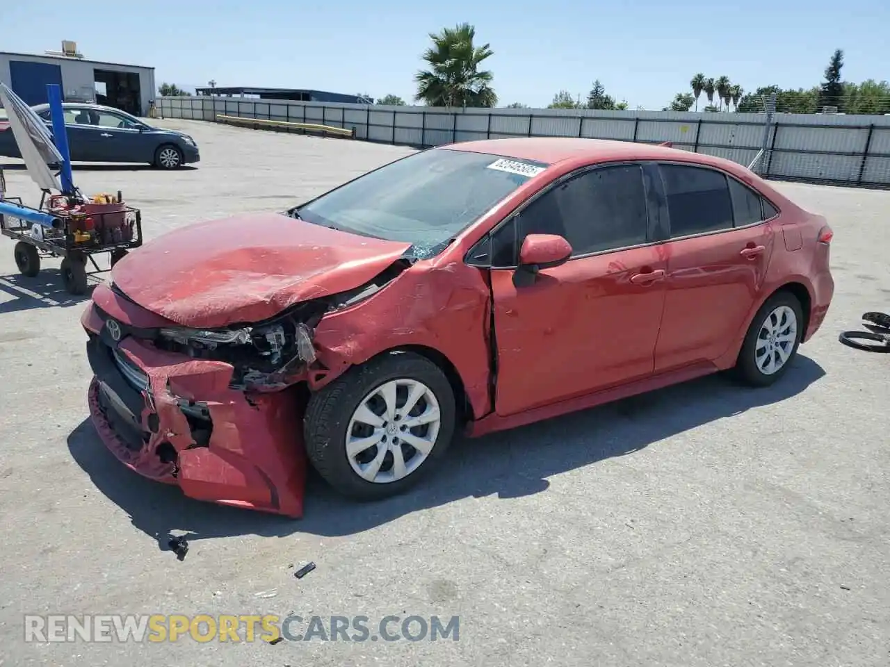 1 Photograph of a damaged car 5YFEPMAE4MP211622 TOYOTA COROLLA 2021