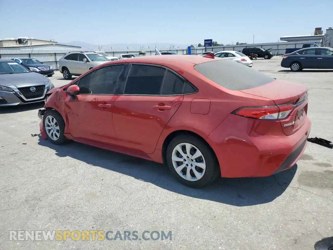 2 Photograph of a damaged car 5YFEPMAE4MP211622 TOYOTA COROLLA 2021