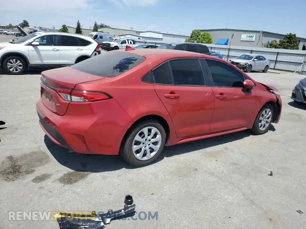 3 Photograph of a damaged car 5YFEPMAE4MP211622 TOYOTA COROLLA 2021
