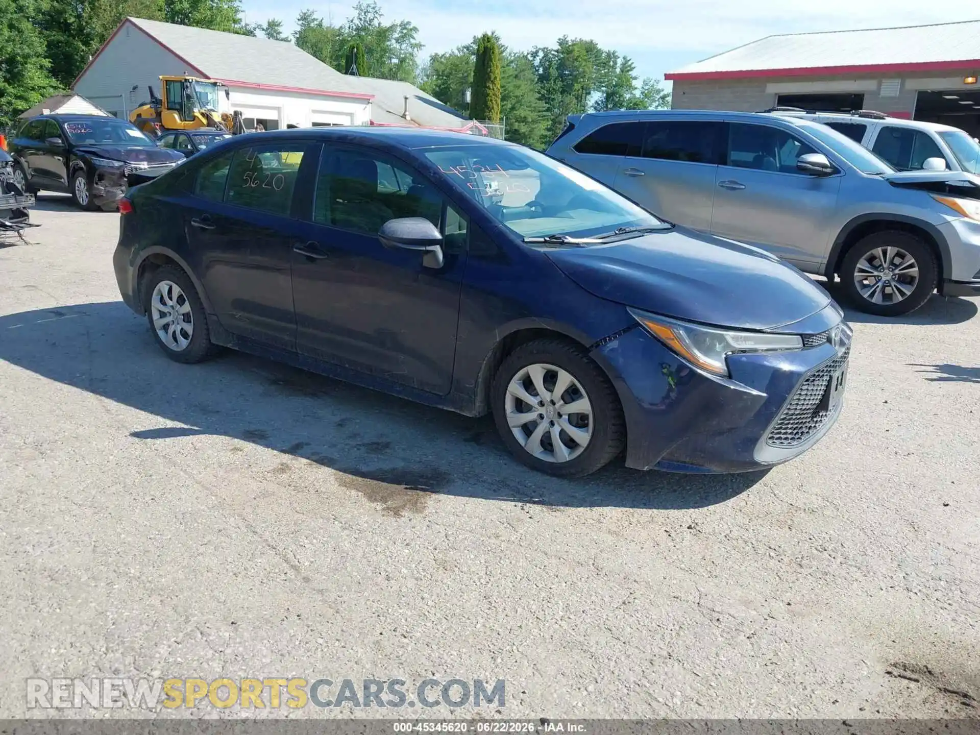 1 Photograph of a damaged car 5YFEPMAE4MP211989 TOYOTA COROLLA 2021
