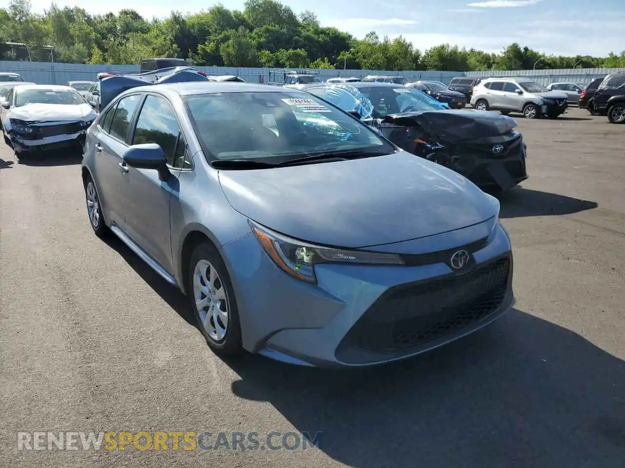 1 Photograph of a damaged car 5YFEPMAE4MP213869 TOYOTA COROLLA 2021