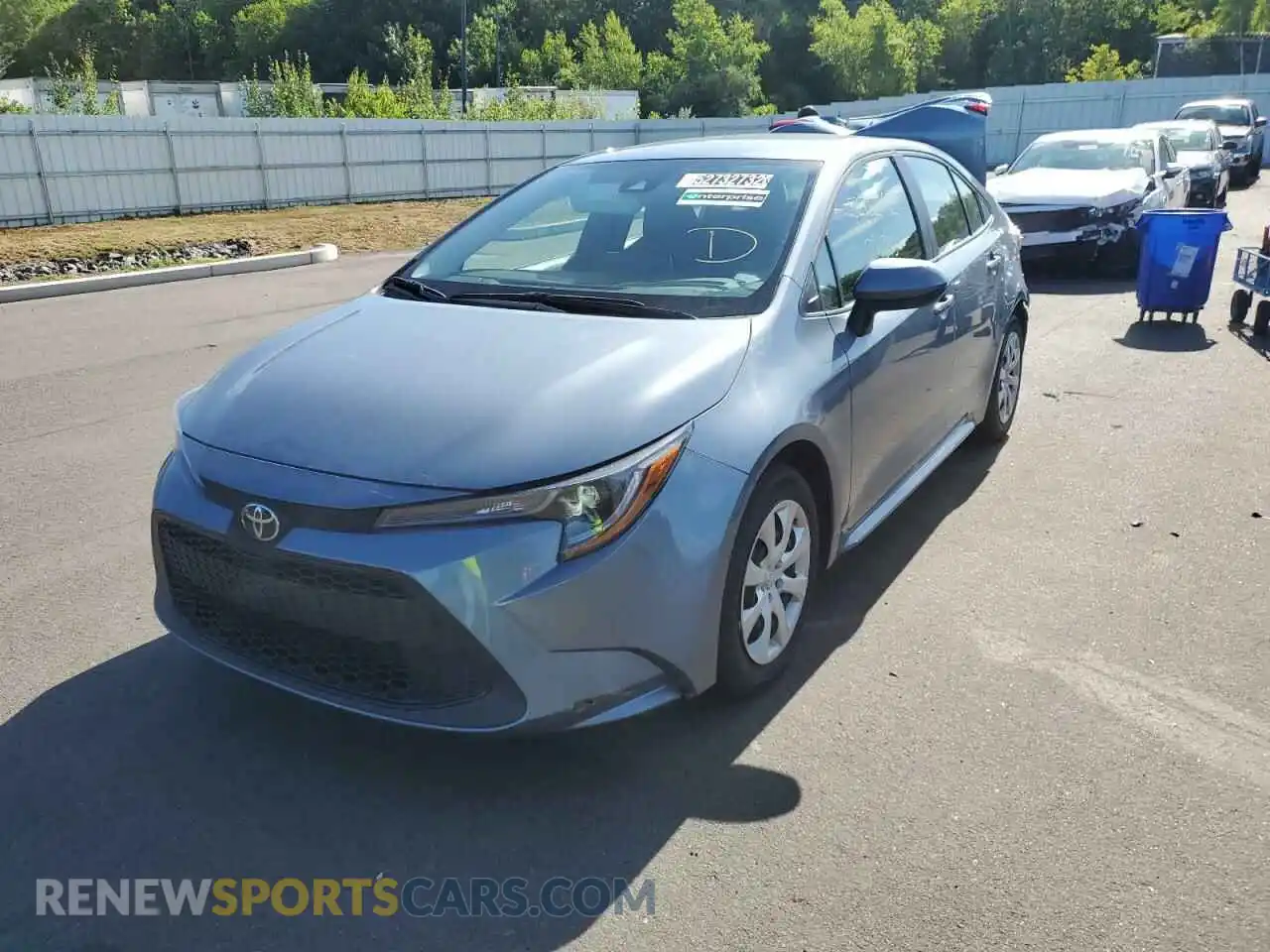 2 Photograph of a damaged car 5YFEPMAE4MP213869 TOYOTA COROLLA 2021