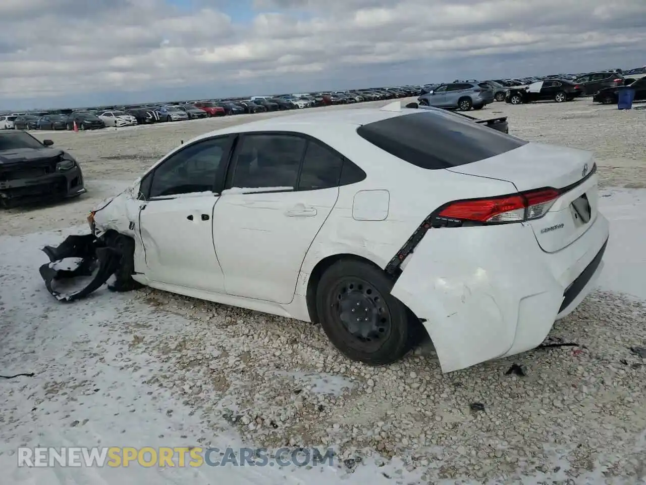 2 Photograph of a damaged car 5YFEPMAE4MP214150 TOYOTA COROLLA 2021