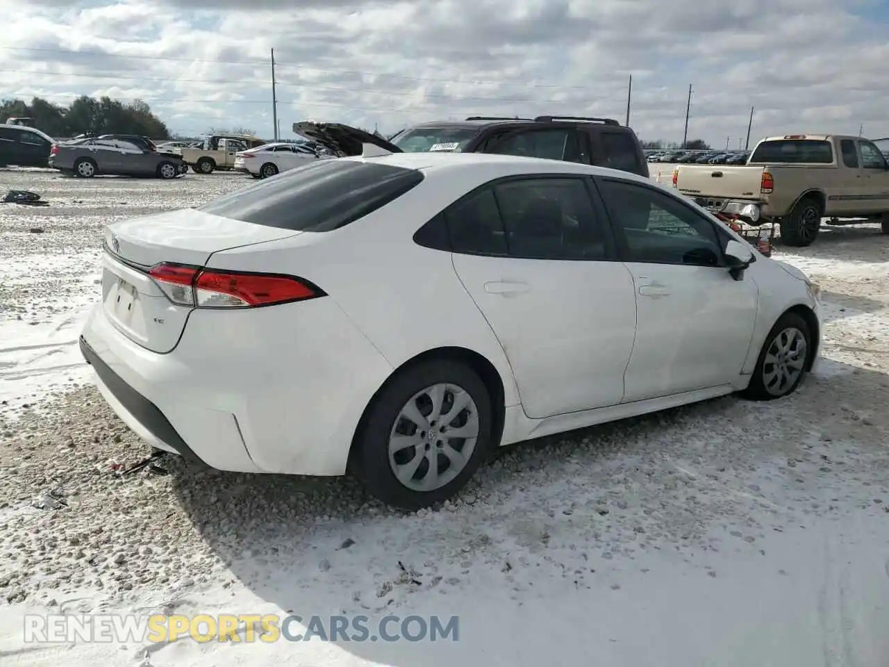 3 Photograph of a damaged car 5YFEPMAE4MP214150 TOYOTA COROLLA 2021