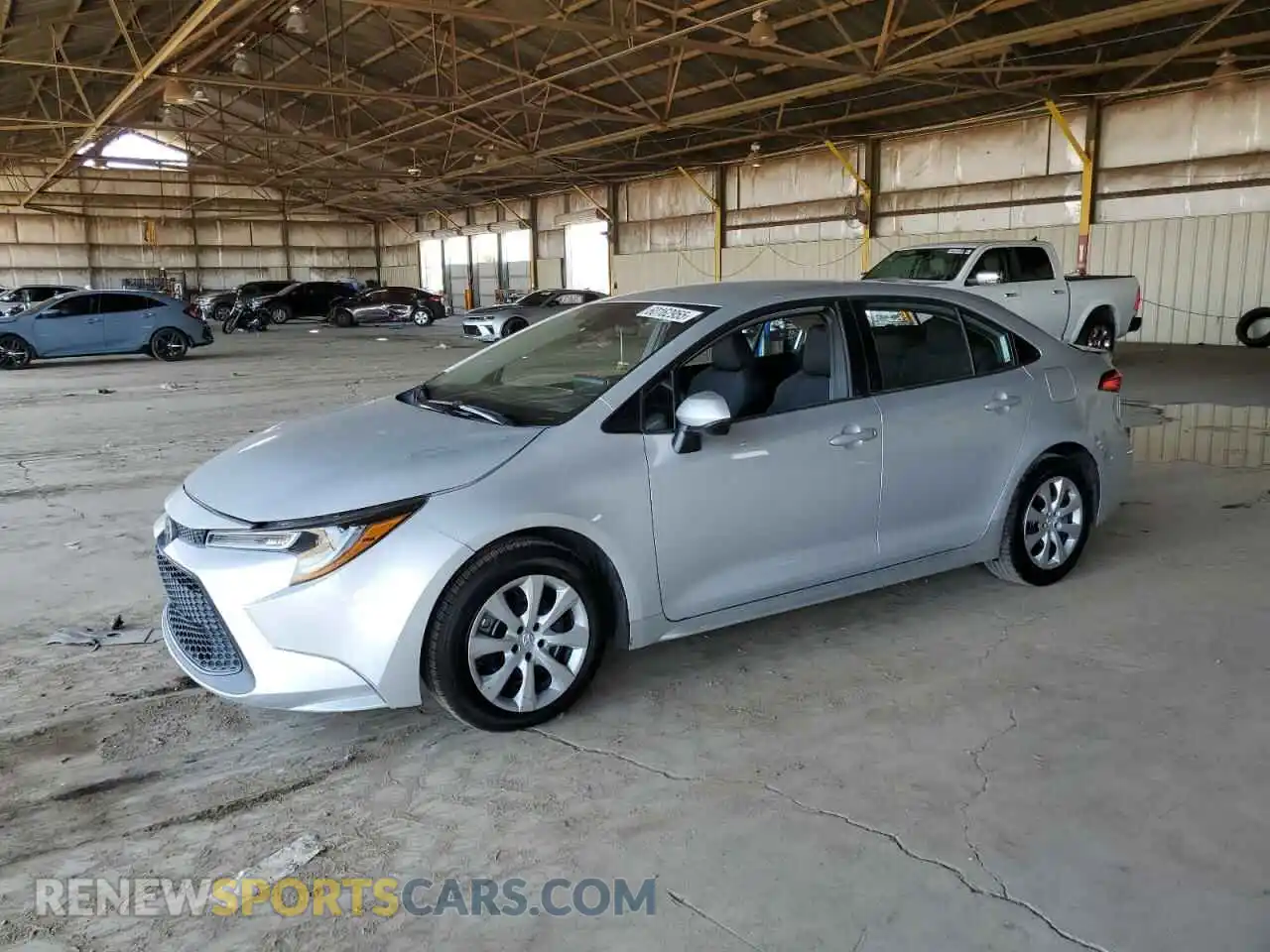 1 Photograph of a damaged car 5YFEPMAE4MP215864 TOYOTA COROLLA 2021