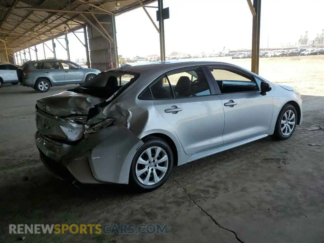 3 Photograph of a damaged car 5YFEPMAE4MP215864 TOYOTA COROLLA 2021