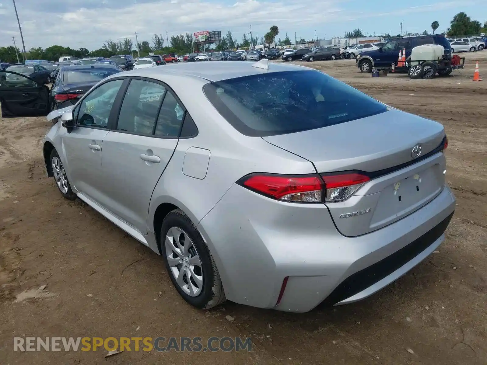 3 Photograph of a damaged car 5YFEPMAE4MP216836 TOYOTA COROLLA 2021