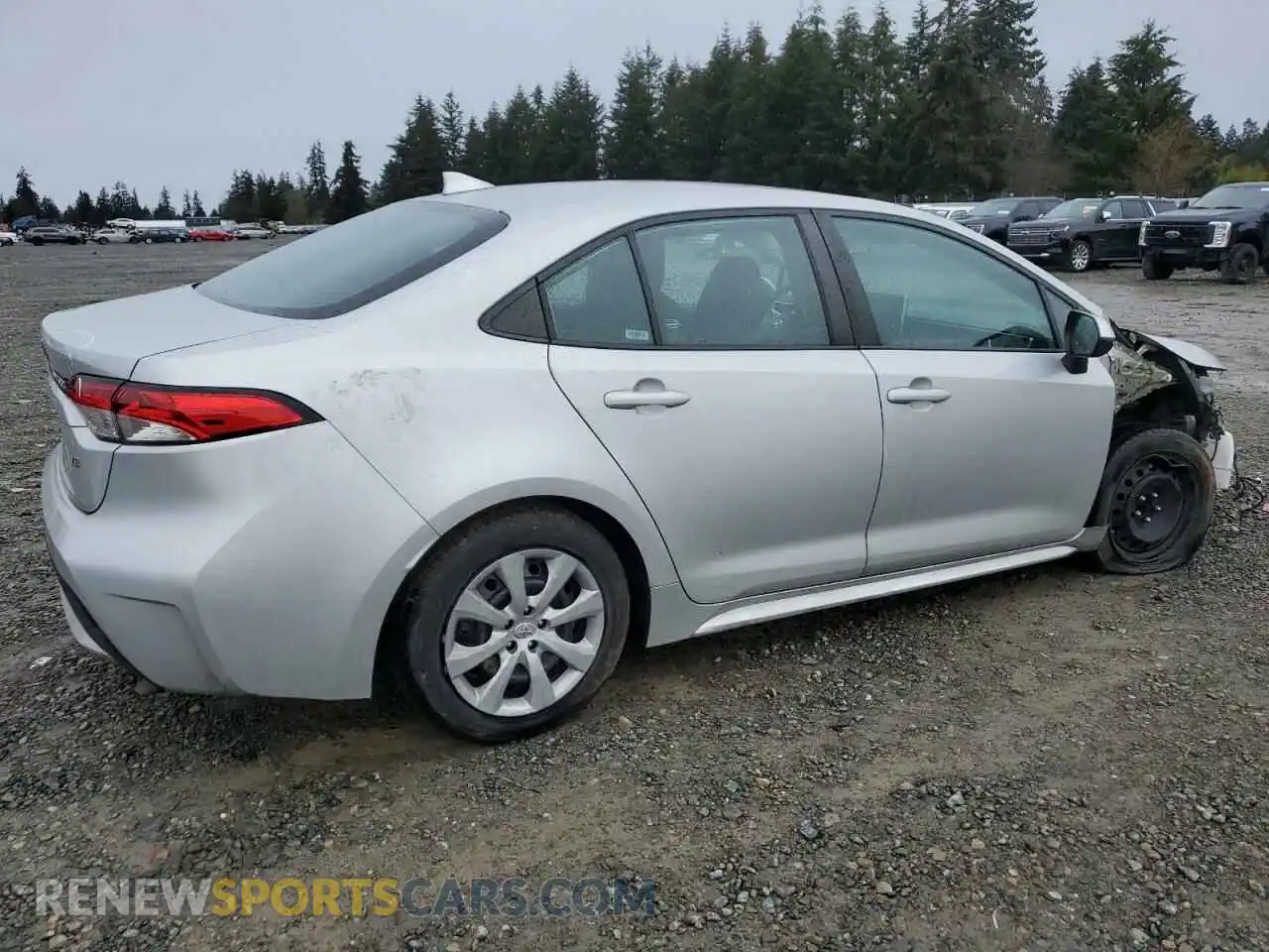 3 Photograph of a damaged car 5YFEPMAE4MP217436 TOYOTA COROLLA 2021