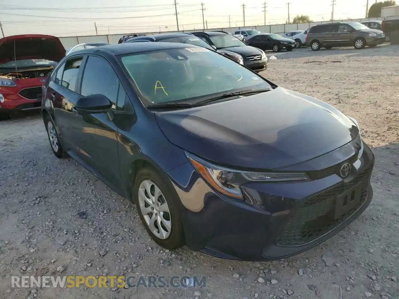 1 Photograph of a damaged car 5YFEPMAE4MP218957 TOYOTA COROLLA 2021