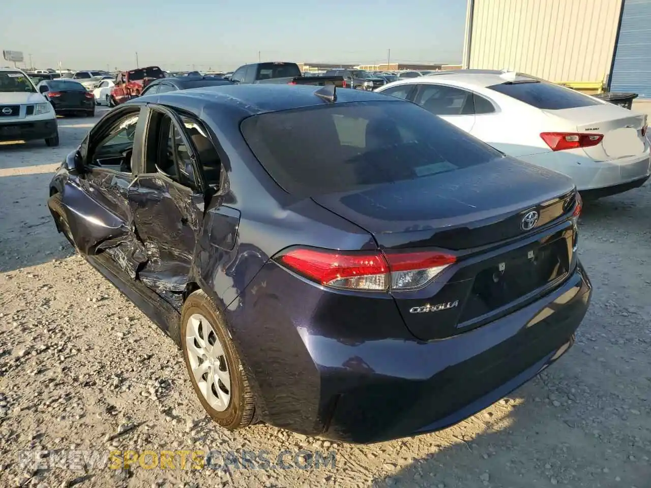 3 Photograph of a damaged car 5YFEPMAE4MP218957 TOYOTA COROLLA 2021
