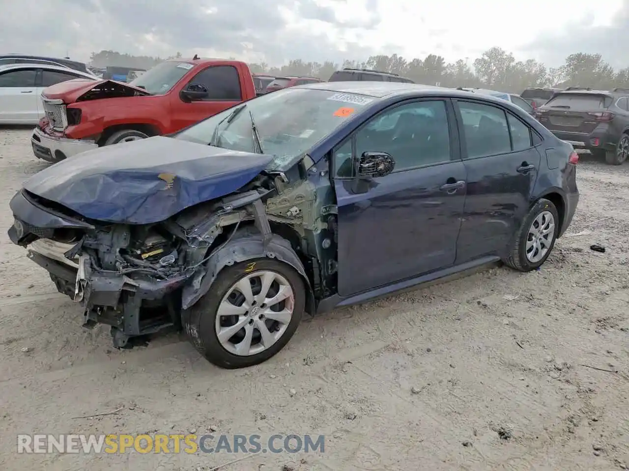 1 fotografías del automóvil dañado 5YFEPMAE4MP219252 TOYOTA COROLLA 2021