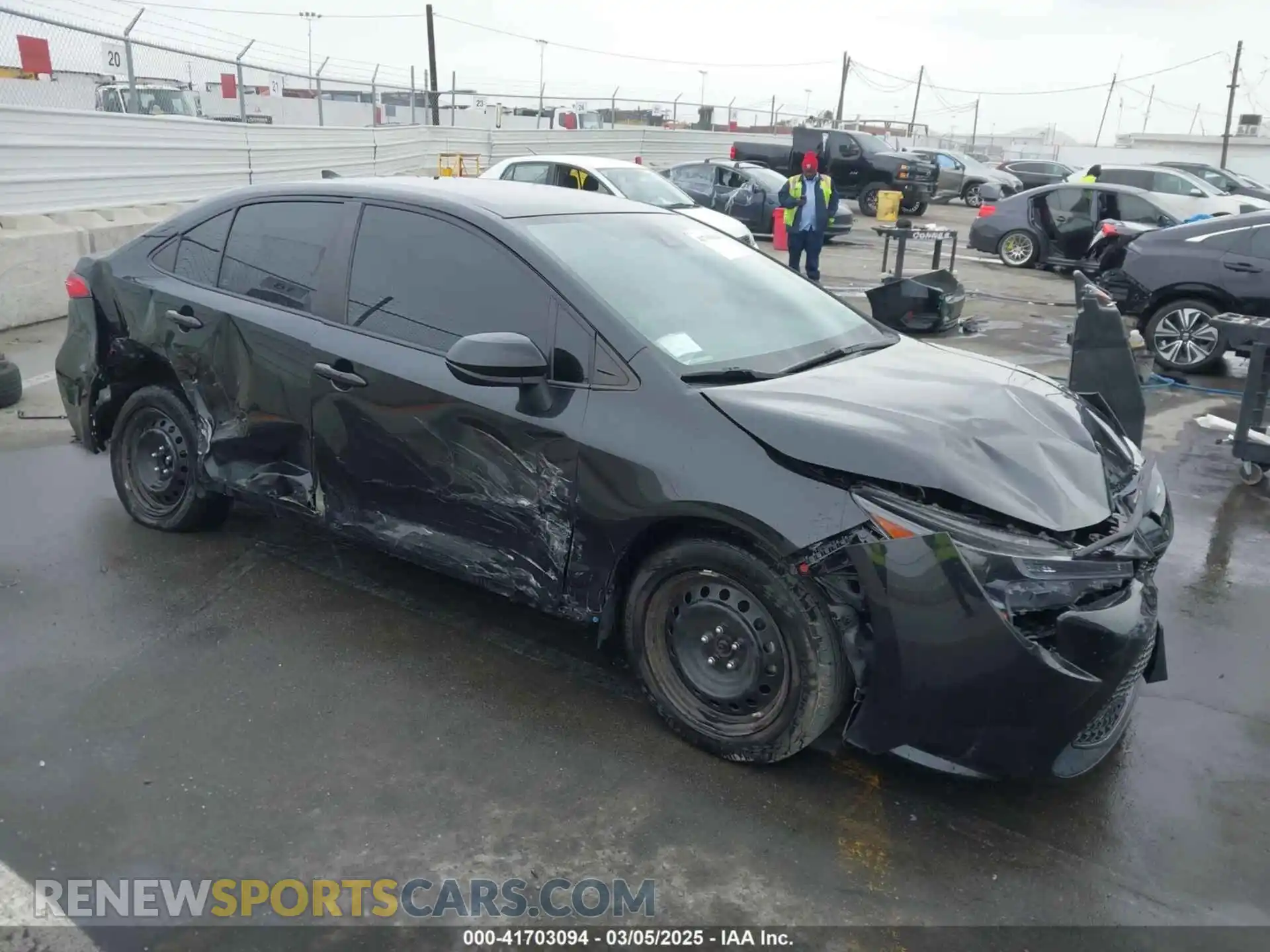 1 Photograph of a damaged car 5YFEPMAE4MP219736 TOYOTA COROLLA 2021