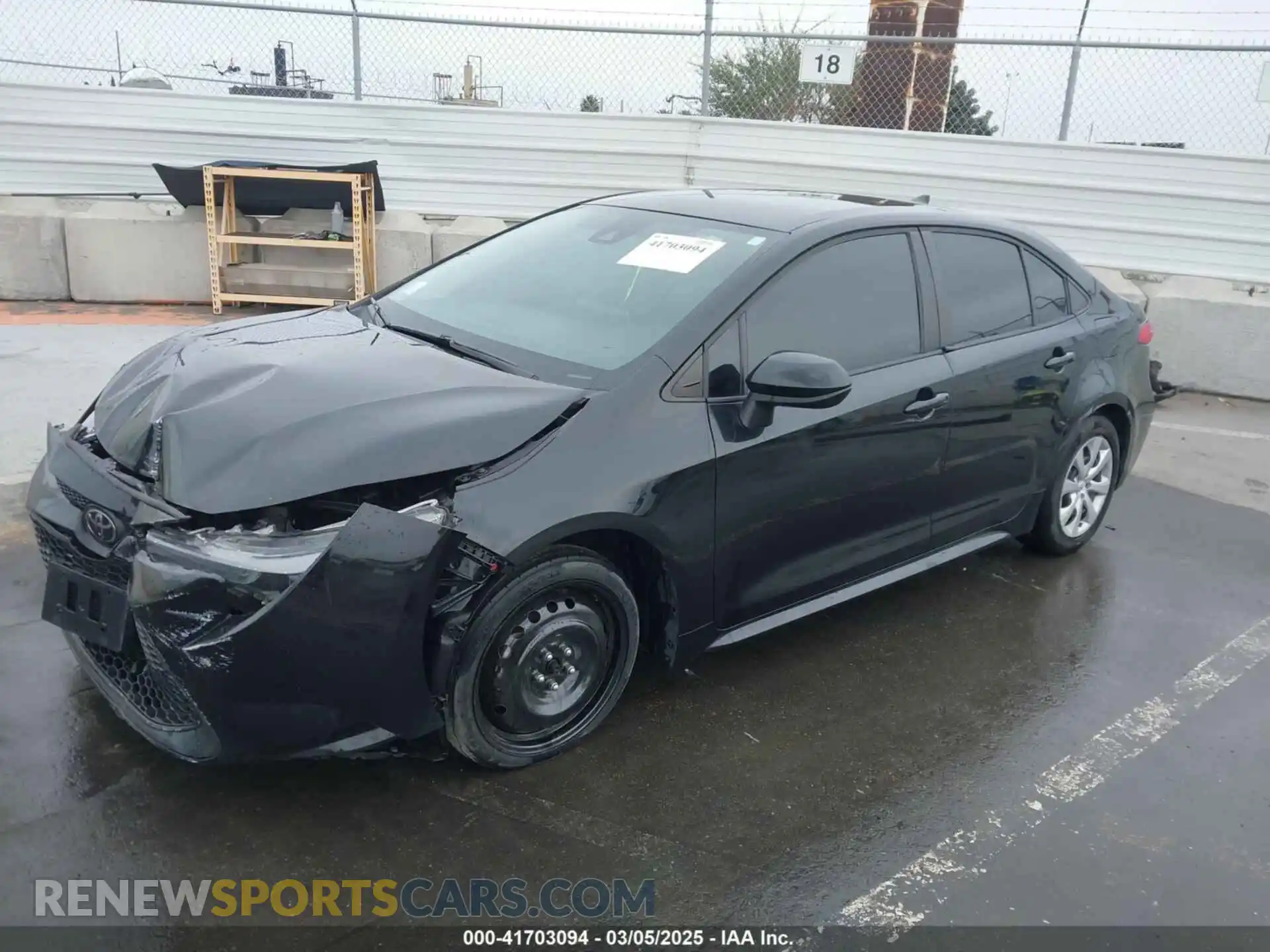 2 Photograph of a damaged car 5YFEPMAE4MP219736 TOYOTA COROLLA 2021