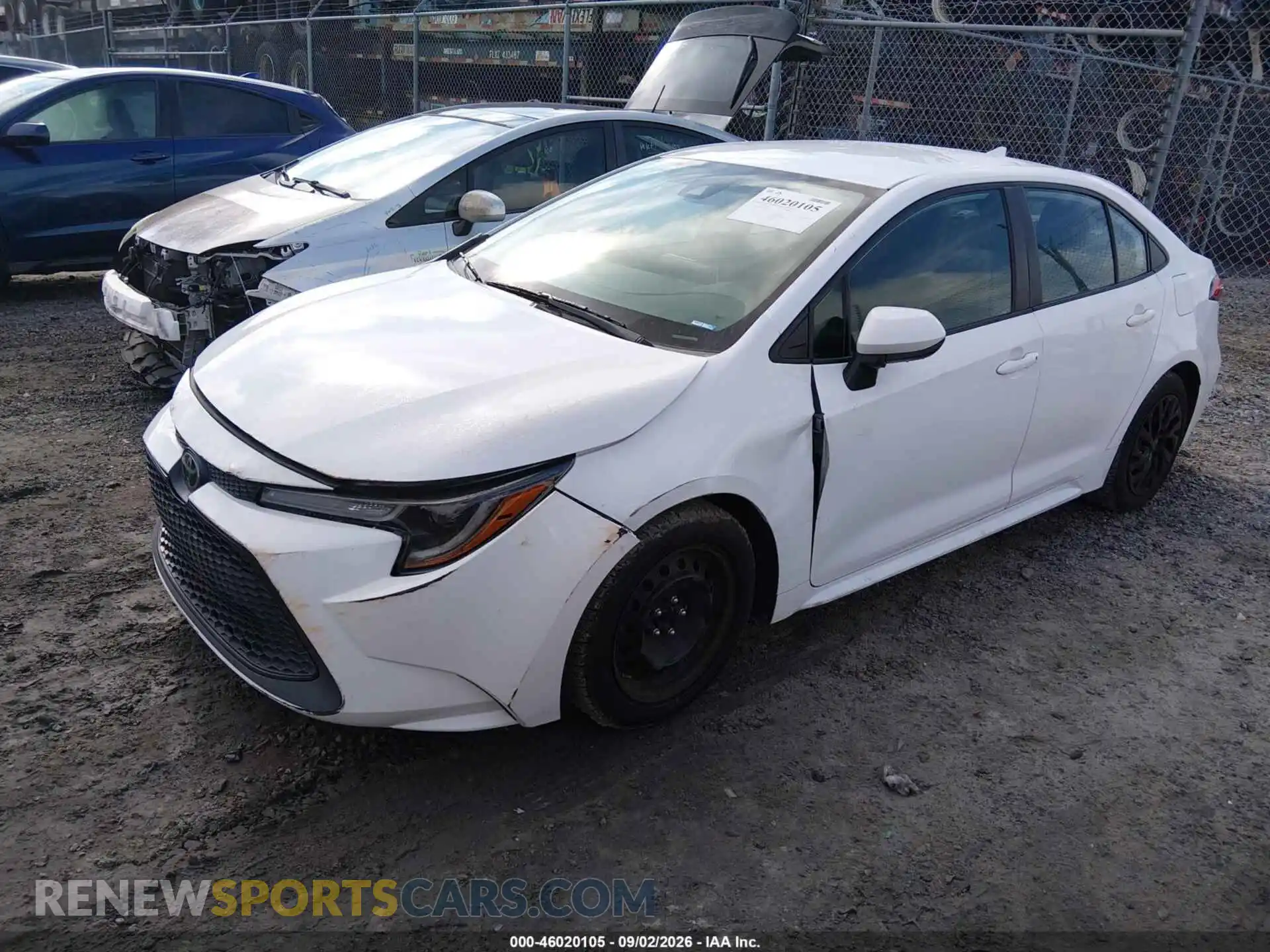2 Photograph of a damaged car 5YFEPMAE4MP220918 TOYOTA COROLLA 2021
